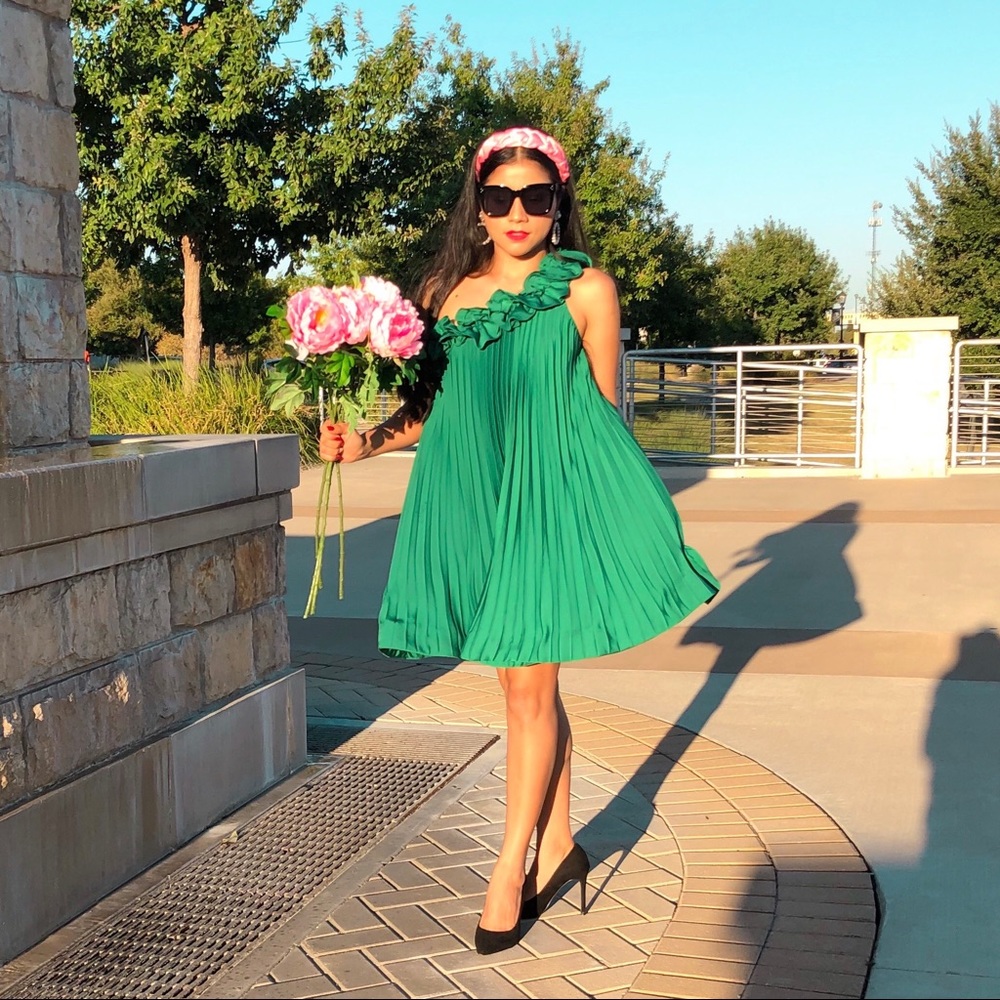BCBGMaxazria asymmetrical party dress